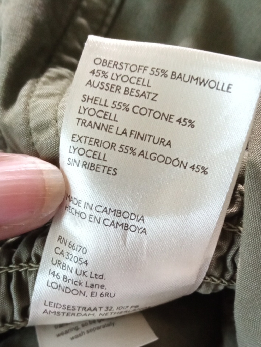 Anthropologie Green Button Front Elastic Waist Pocket Cinched leg Jumpsuit Large - Picture 7 of 10